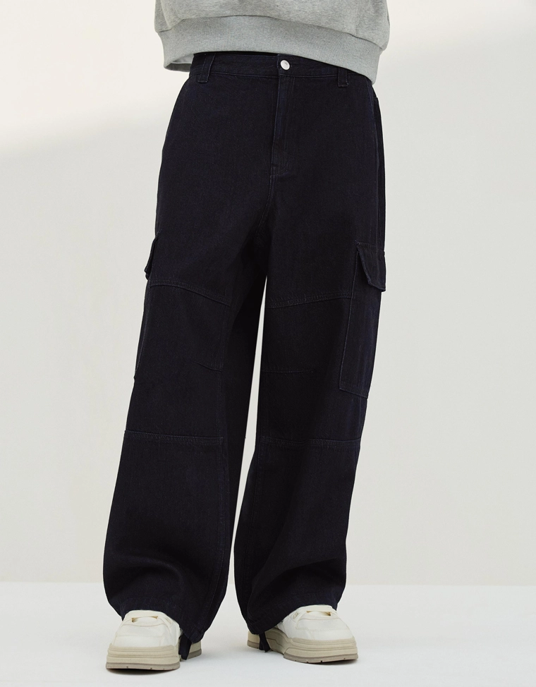 Джинсы-парашюты карго