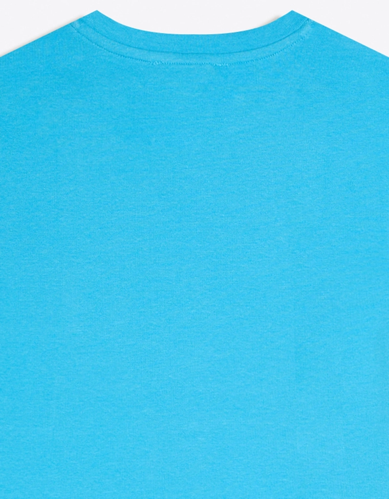 Футболка с круглым вырезом и короткими рукавами