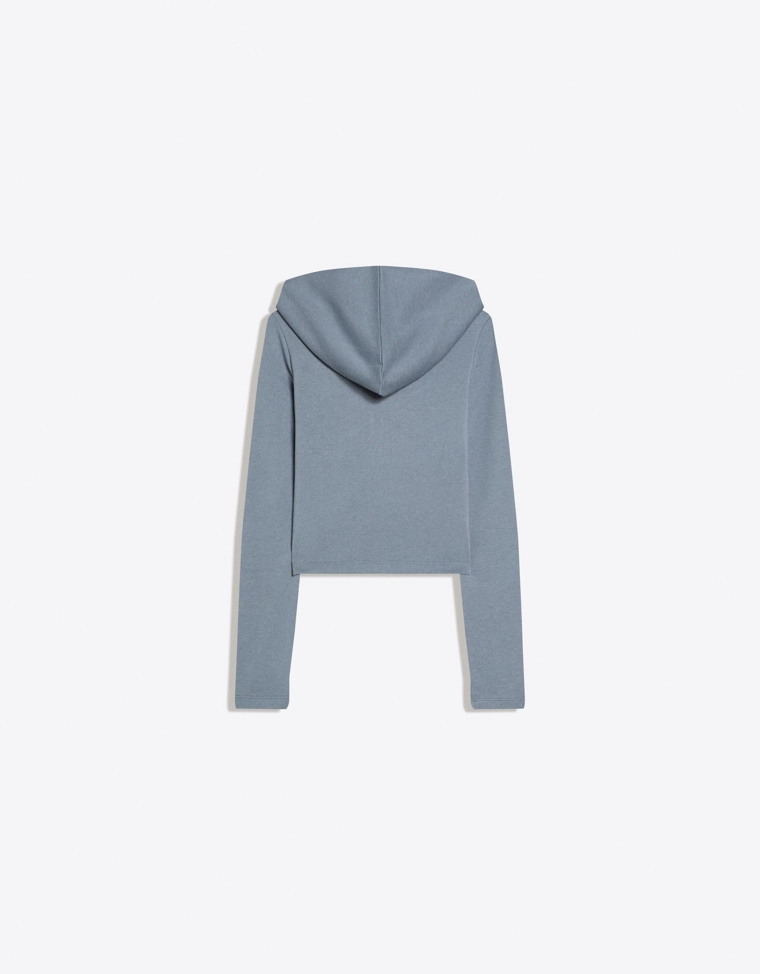 Куртка с драпировкой и капюшоном