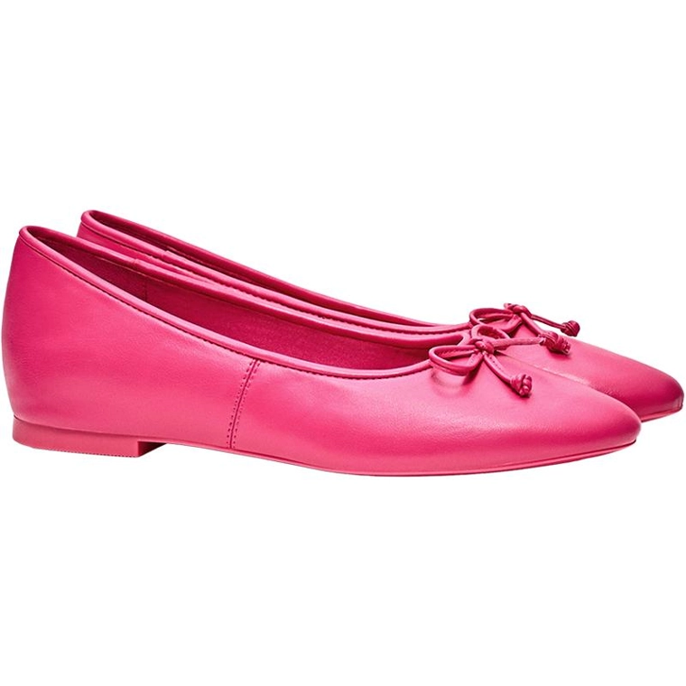 Балетки с бантом