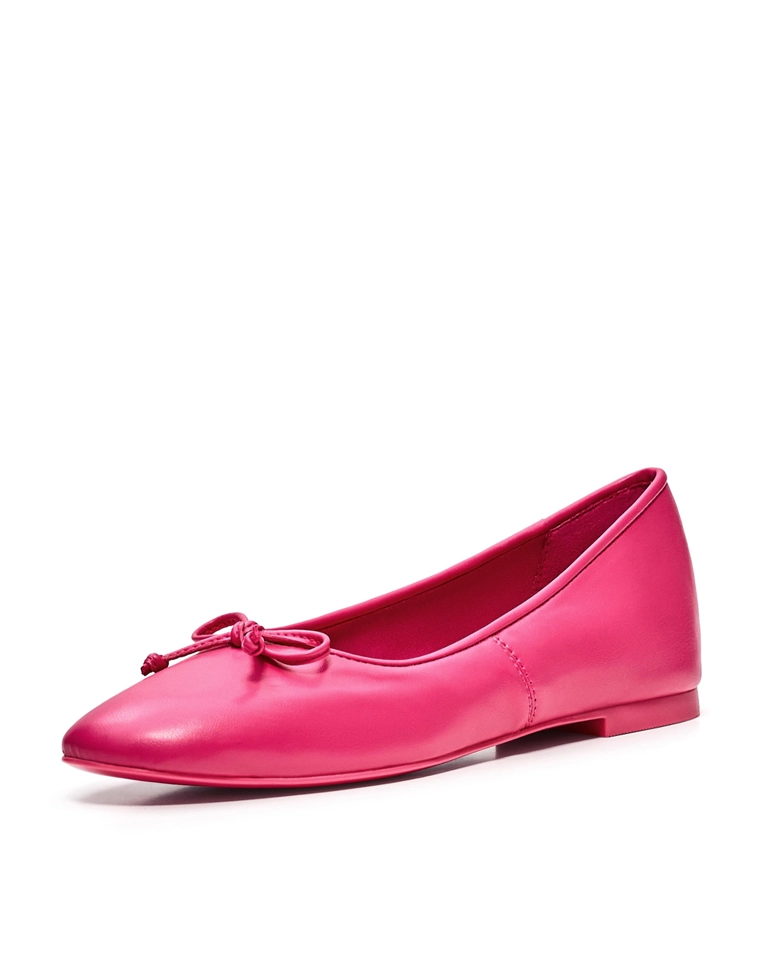 Балетки с бантом