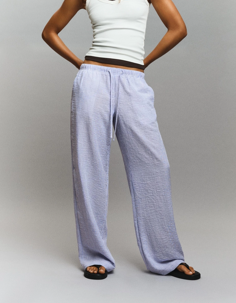 Брюки с эластичным поясом