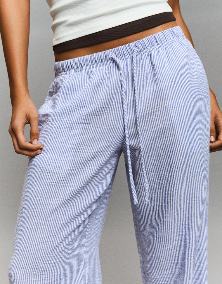 Брюки с эластичным поясом