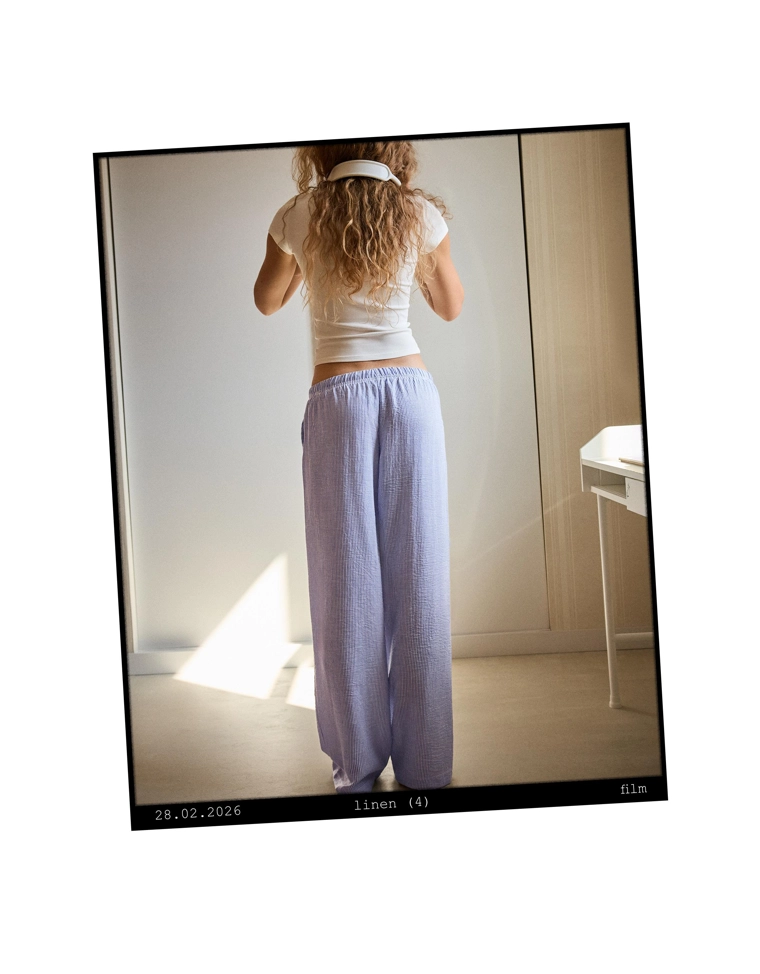 Брюки с эластичным поясом