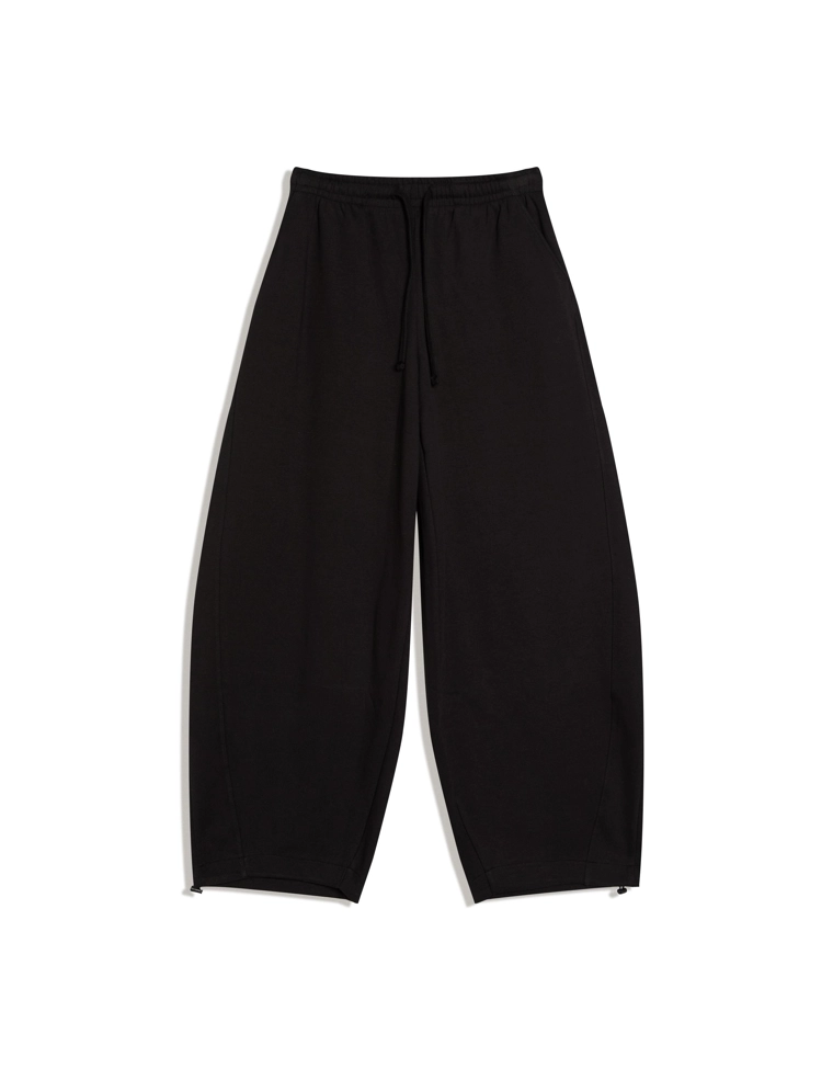 Брюки barrel из мягкой ткани с фиксаторами