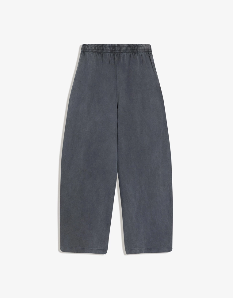 Брюки barrel из мягкой ткани с фиксаторами