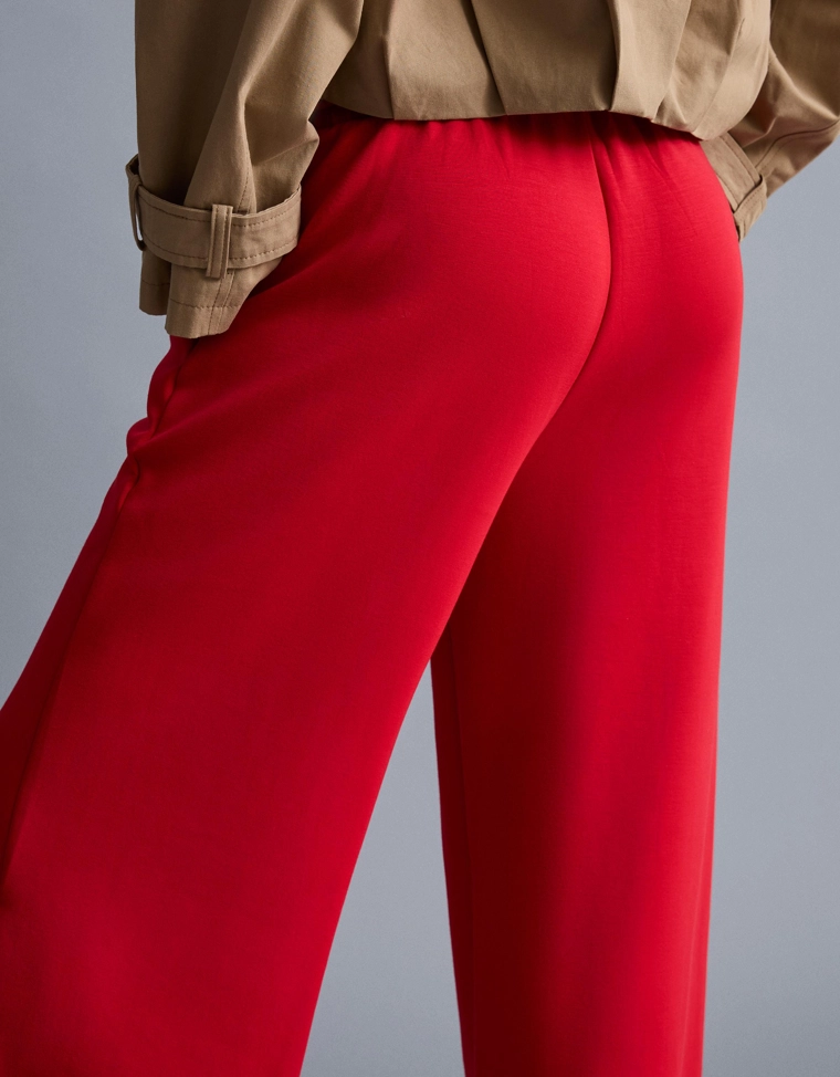 Широкие брюки из мягкой ткани