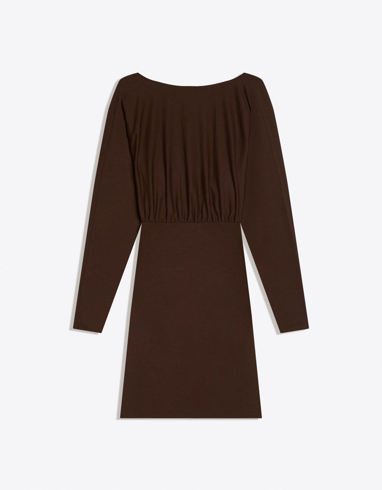 Мини-платье с оборками