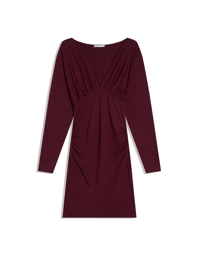 Мини-платье с оборками