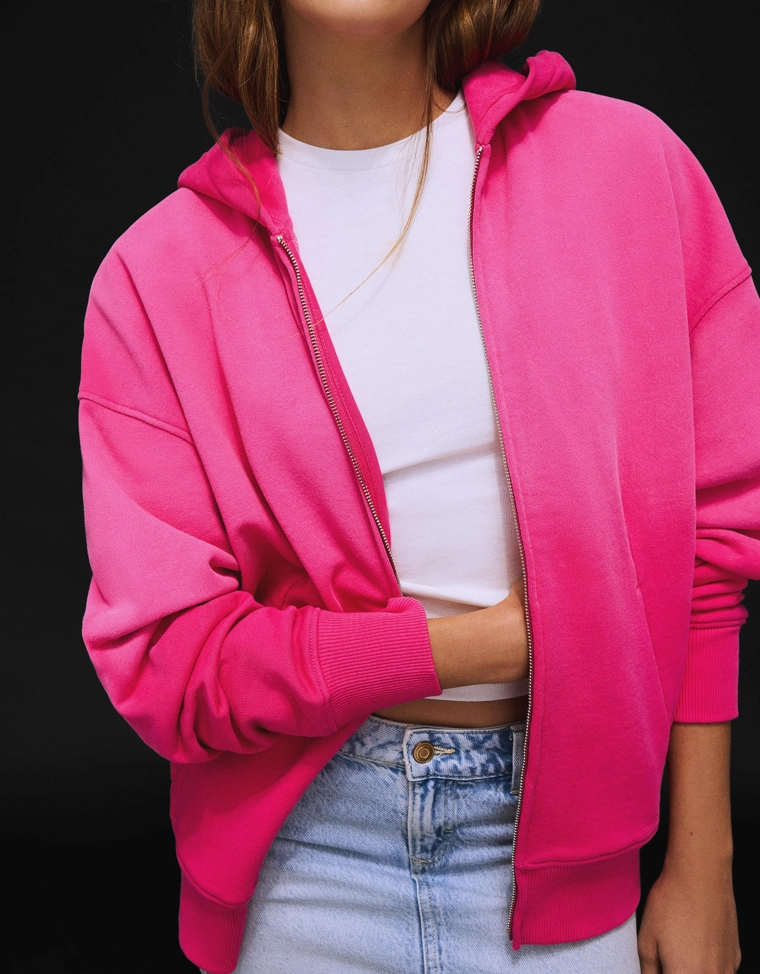 Худи оверсайз на молнии