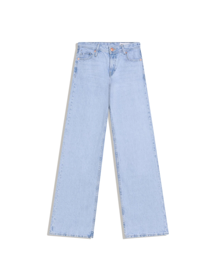 Джинсы прямого кроя с низкой посадкой