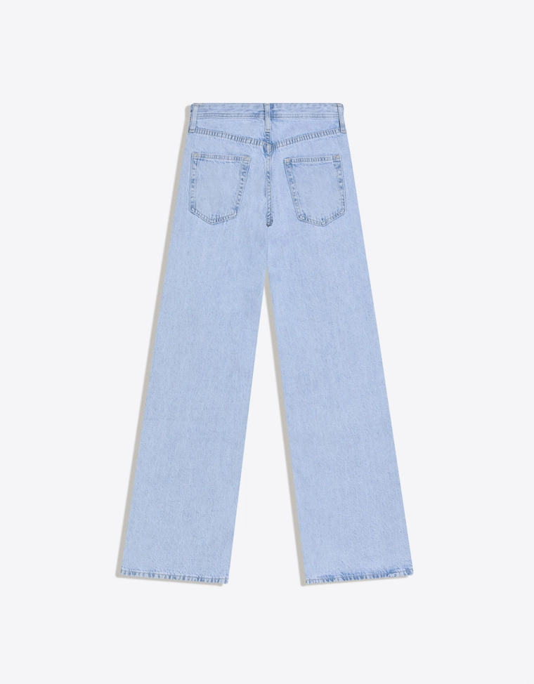 Джинсы прямого кроя с низкой посадкой