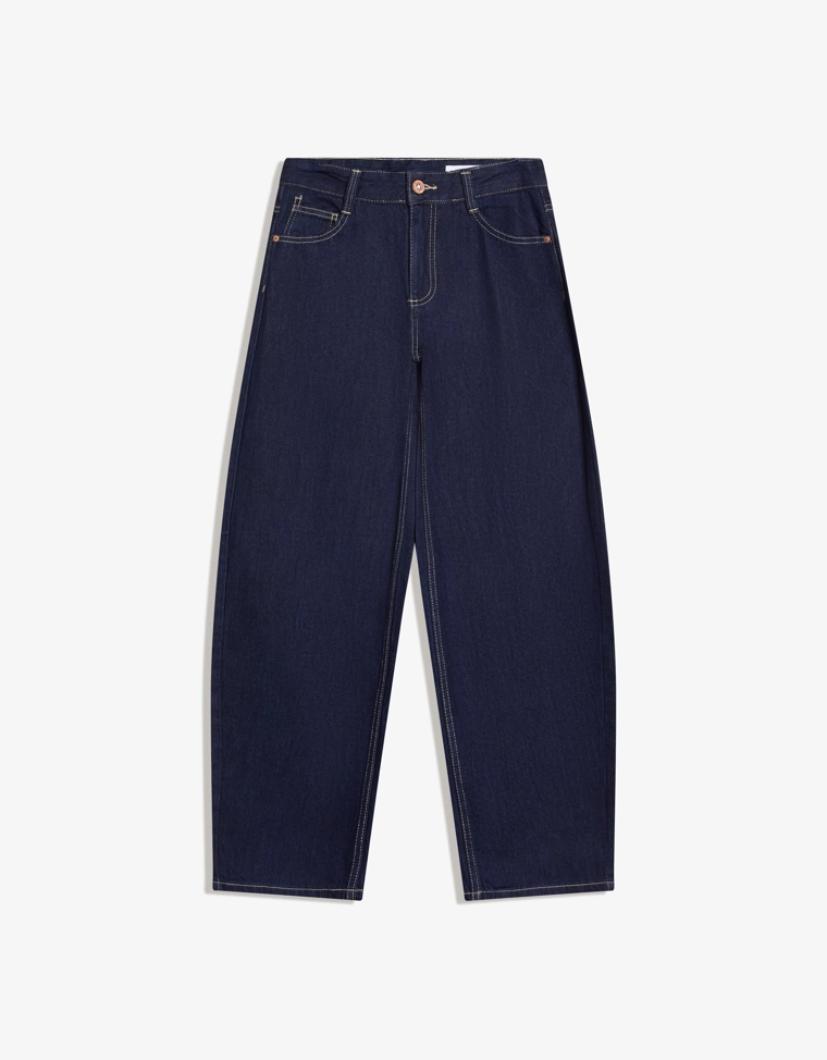 Джинсы barrel свободного кроя с низкой посадкой