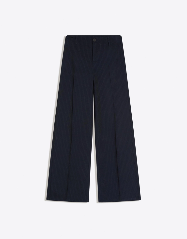 Брюки с широкими штанинами