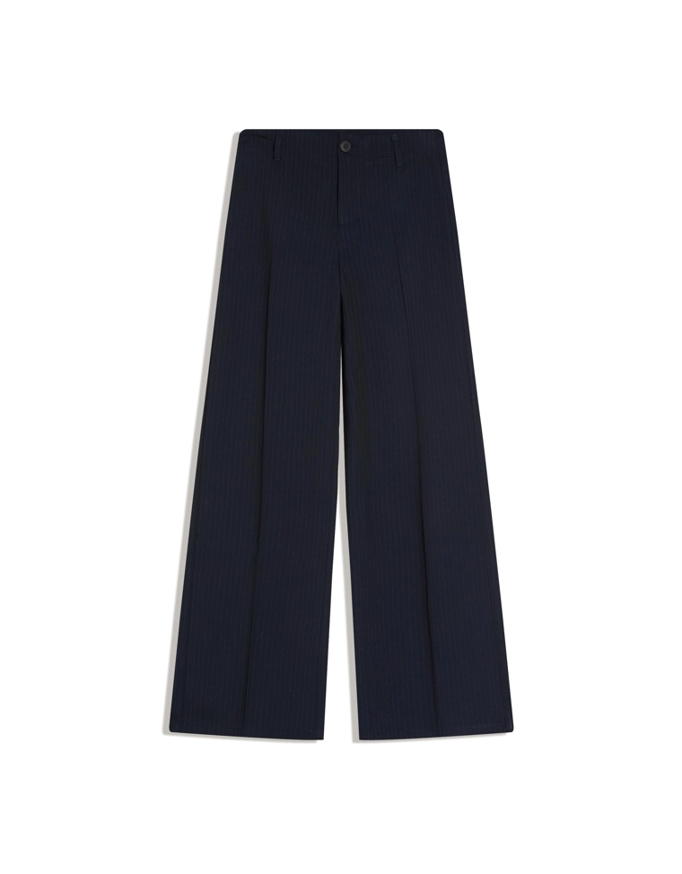 Брюки с широкими штанинами