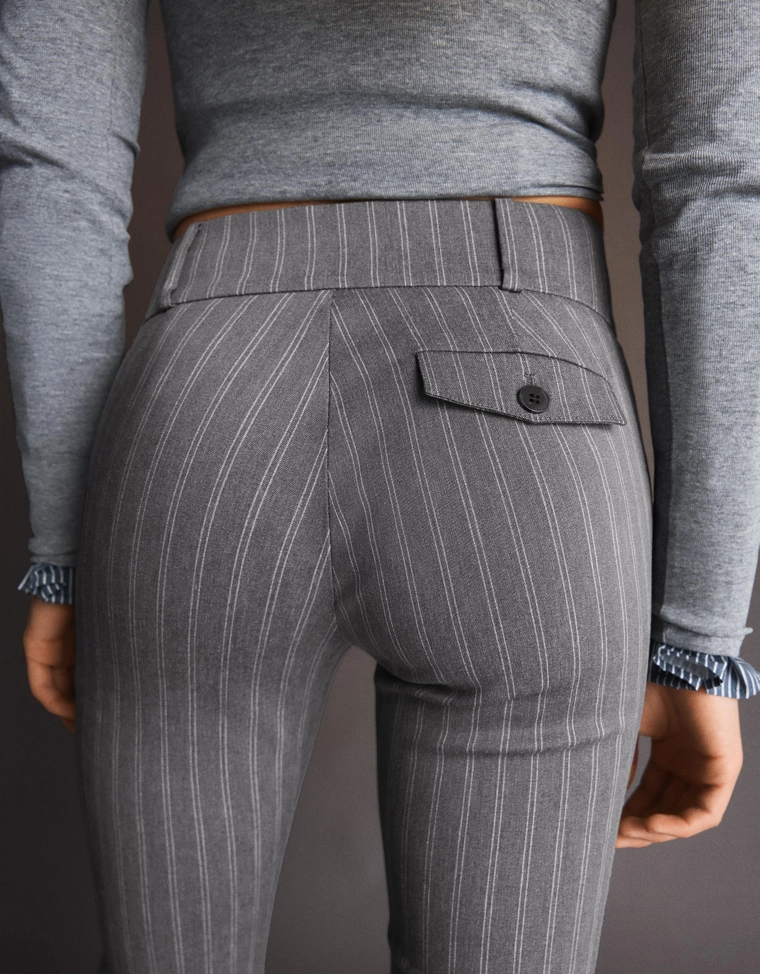 Расклешенные брюки из бенгалина