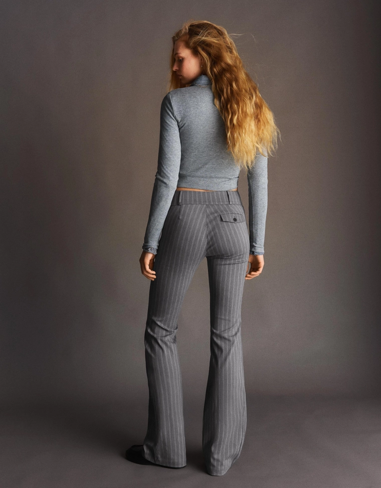 Расклешенные брюки из бенгалина