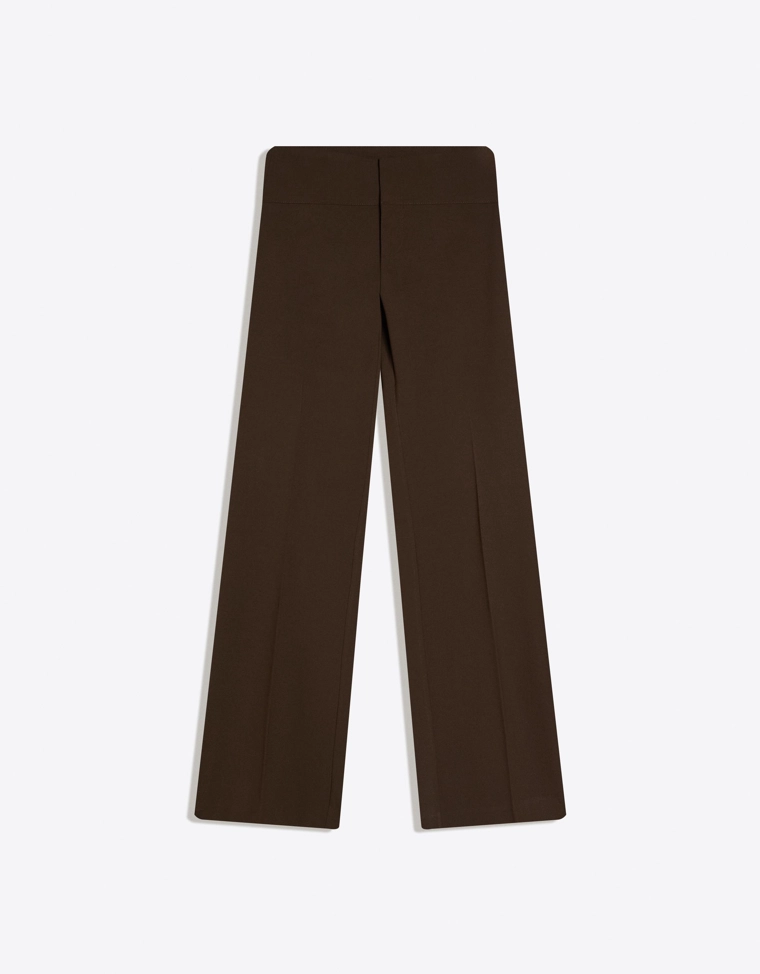 Брюки с широким поясом и низкой посадкой