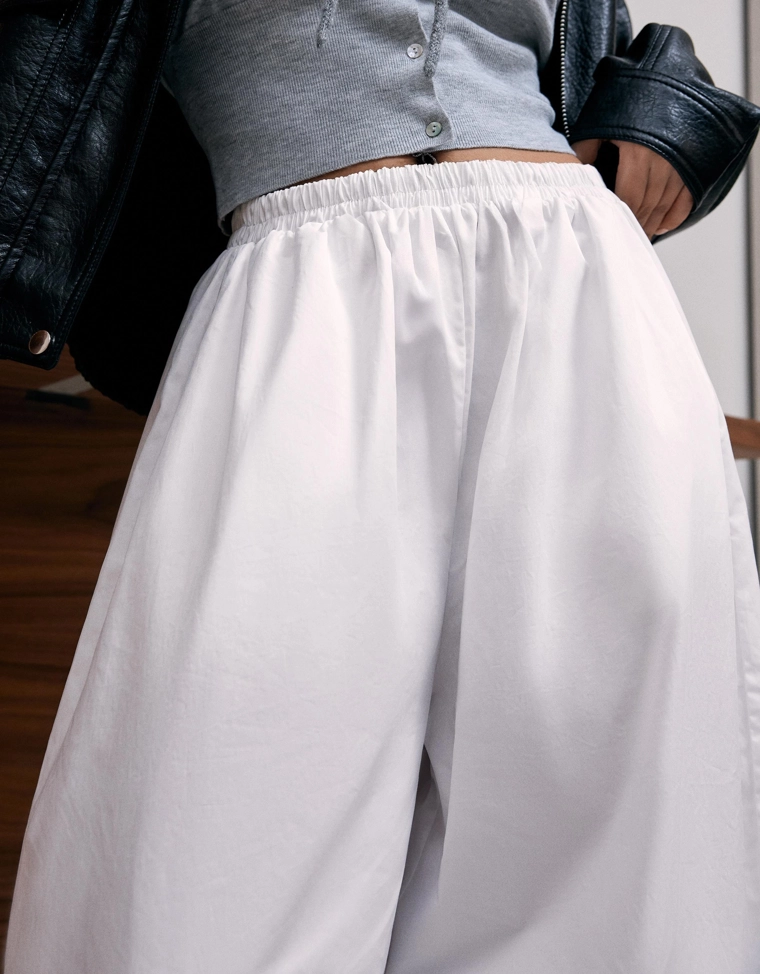 Брюки-блумеры из поплина