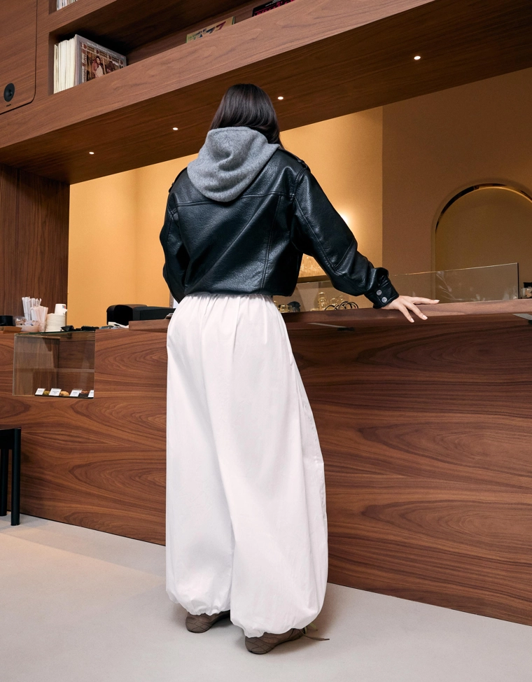 Брюки-блумеры из поплина