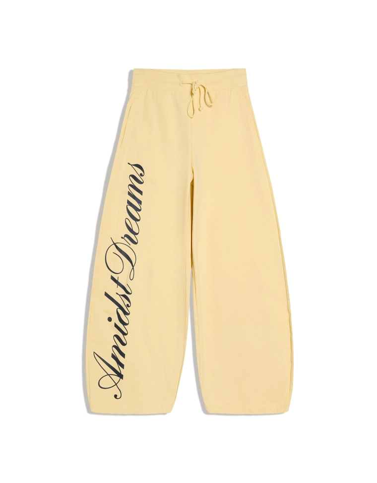 Брюки barrel из мягкой ткани с принтом