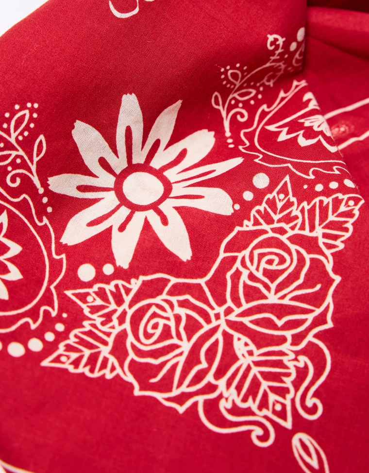 Платок с принтом