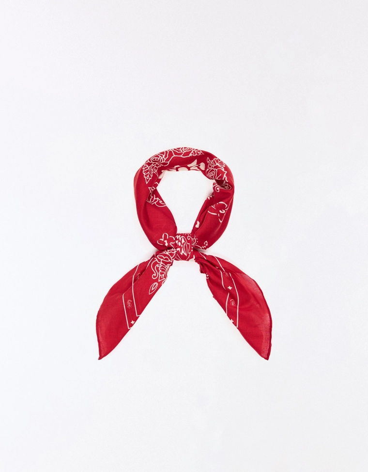 Платок с принтом