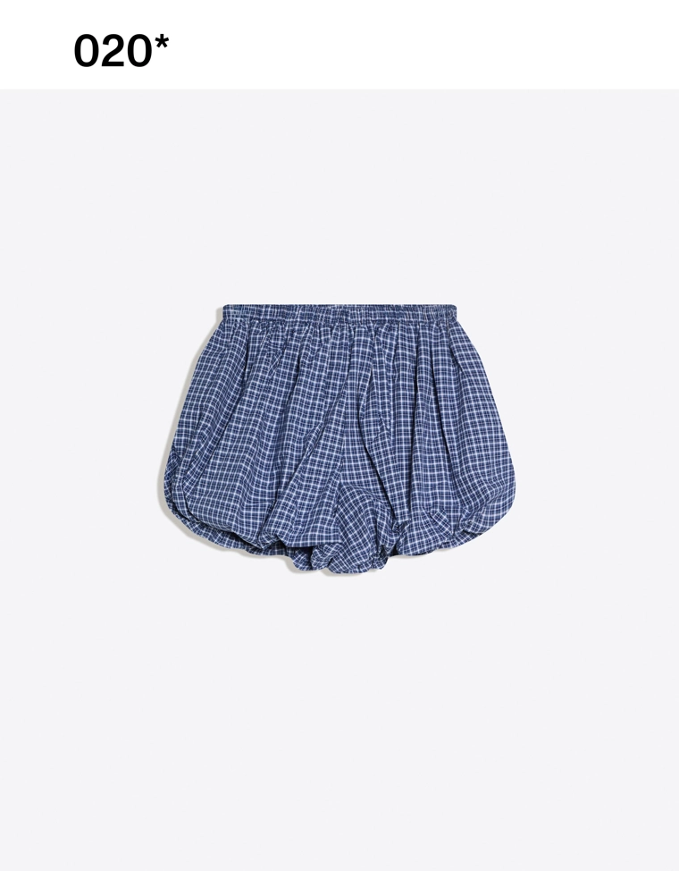 Юбка-шорты-баллон с принтом