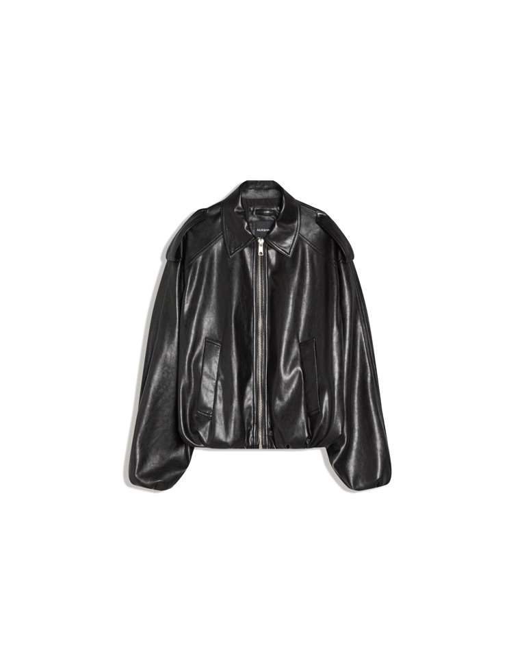 Куртка-бомбер из искусственной кожи