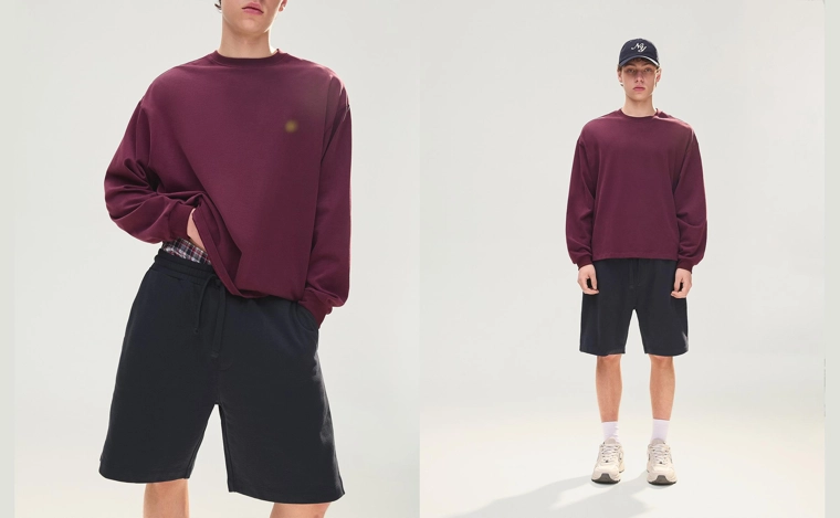 Базовые шорты-бермуды из мягкой ткани