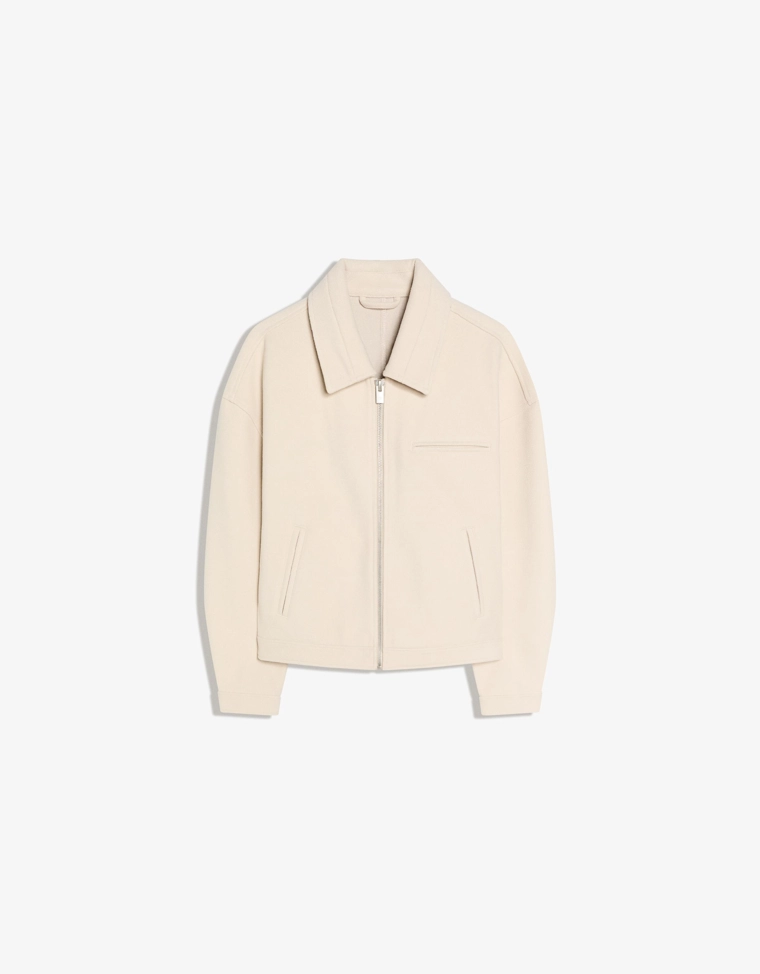 Куртка из фетра на молнии