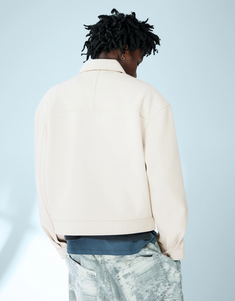 Куртка из фетра на молнии