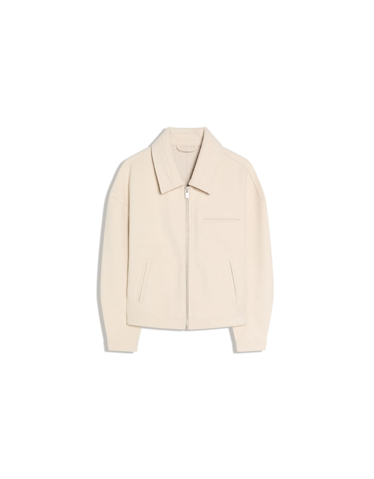 Куртка из фетра на молнии