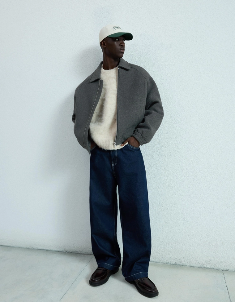 Куртка в стиле trucker из ткани