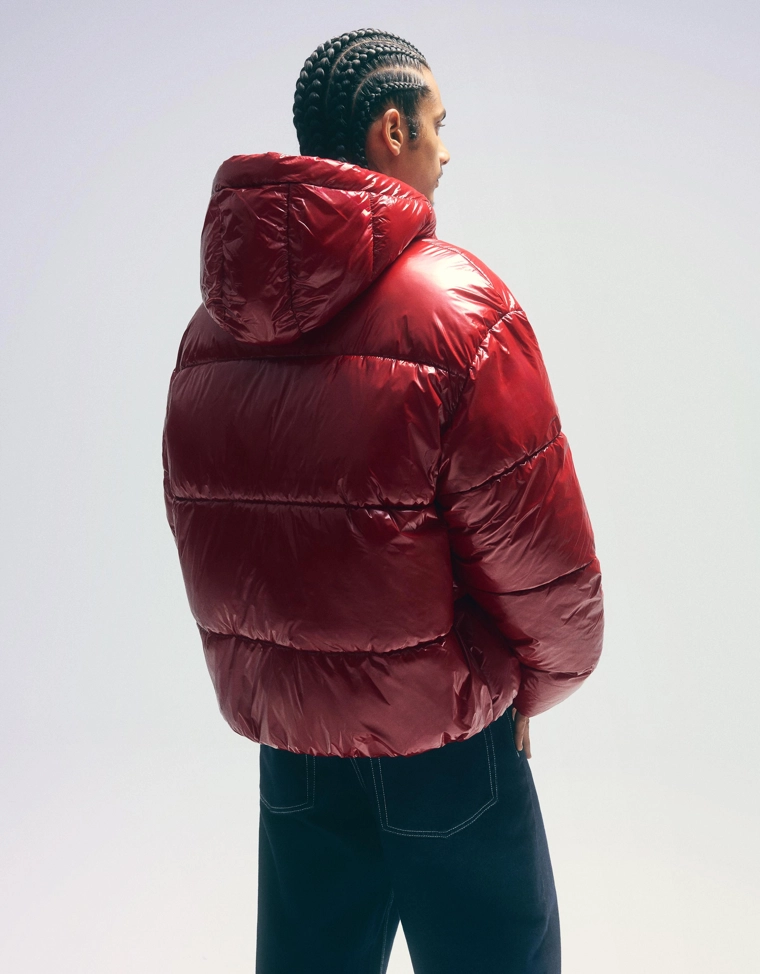 Пуховик с капюшоном