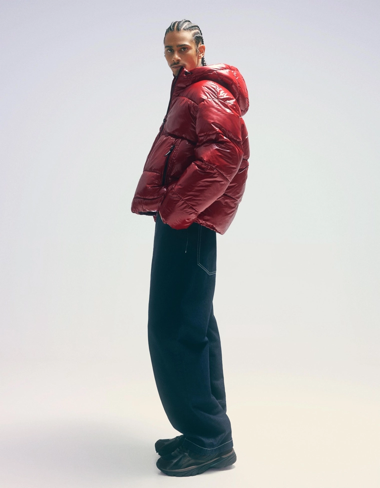 Пуховик с капюшоном