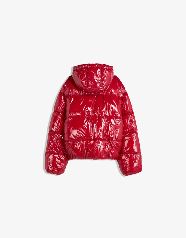 Пуховик с капюшоном