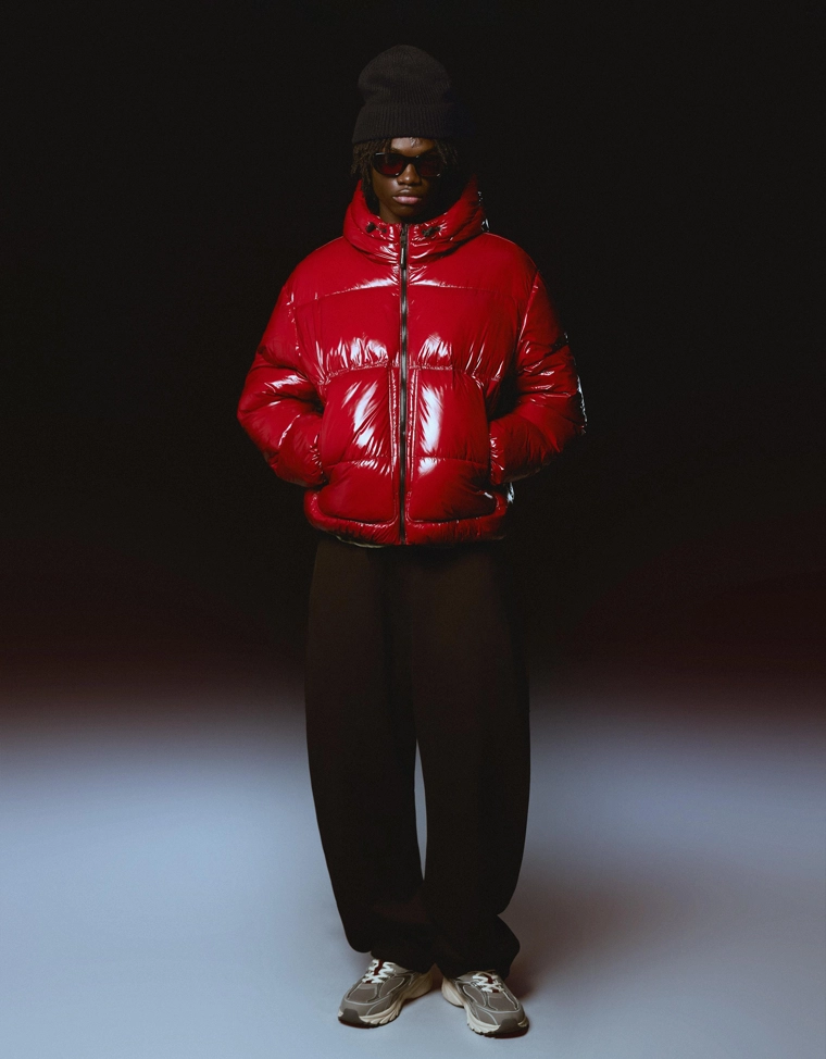 Пуховик с капюшоном