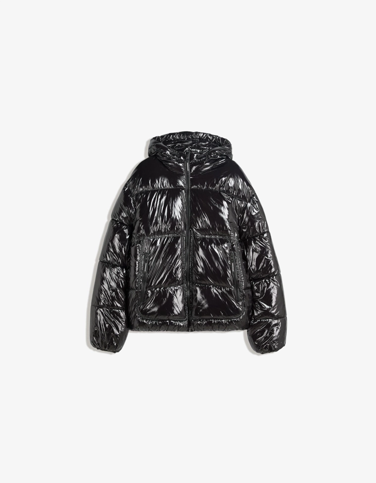 Пуховик с капюшоном