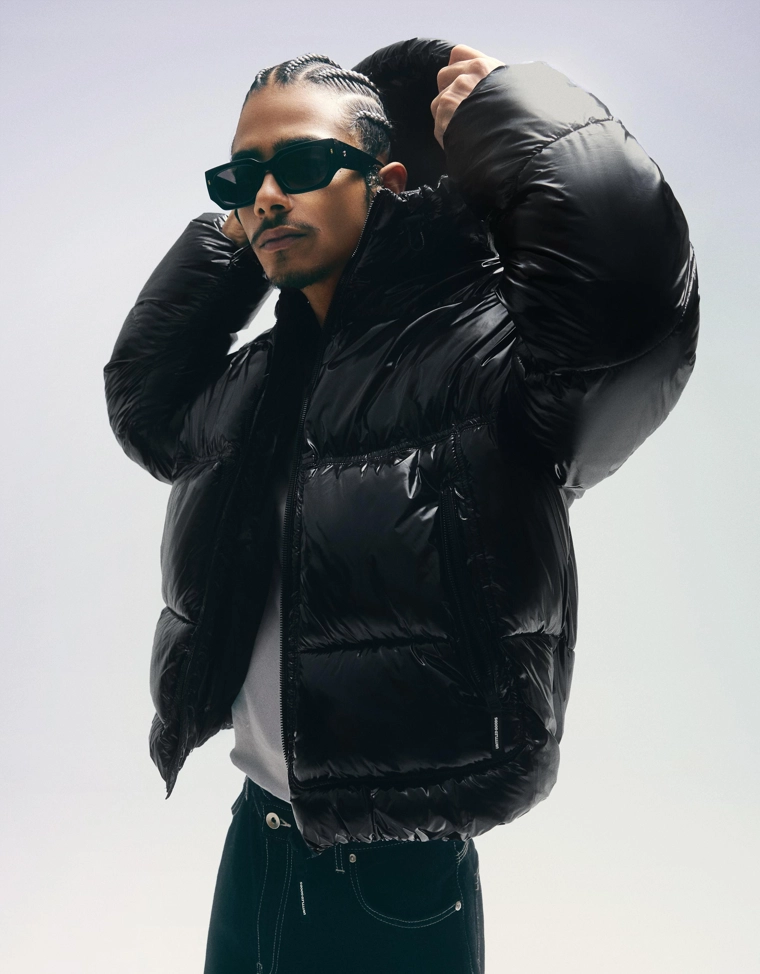 Пуховик с капюшоном