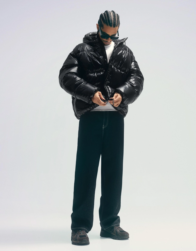 Пуховик с капюшоном