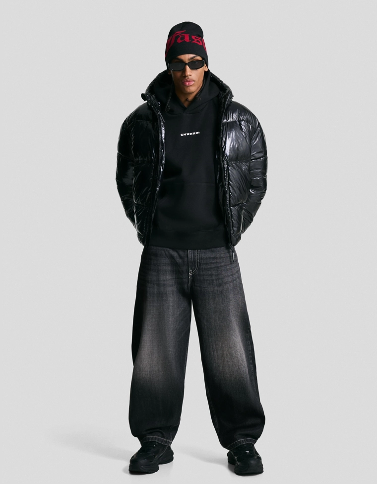 Пуховик с капюшоном