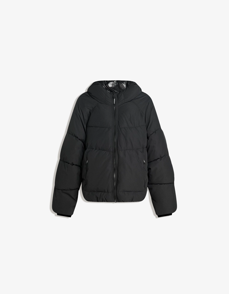 Пуховик с капюшоном