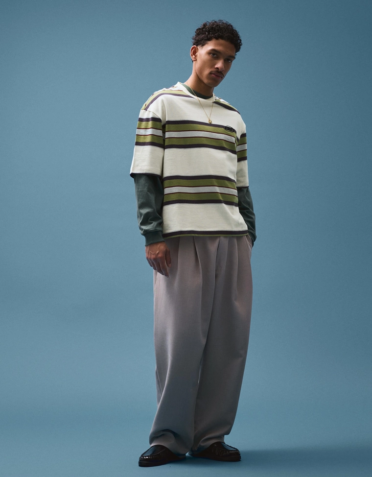 Футболка геометрического кроя с короткими рукавами и принтом