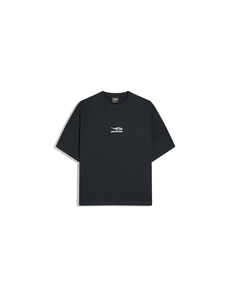 Футболка свободного кроя с короткими рукавами и принтом OUT OF CORE