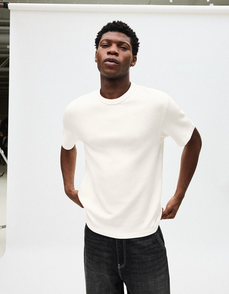 Вязаная футболка