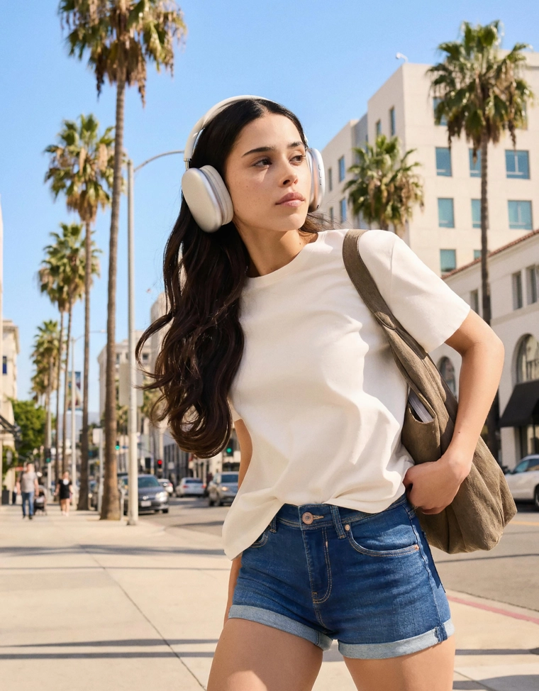 Джинсовые шорты с отворотами