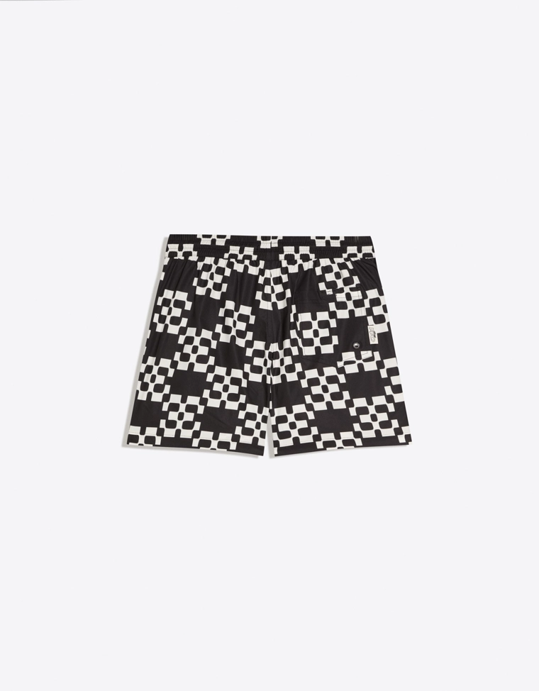 Плавки свободного кроя с принтом