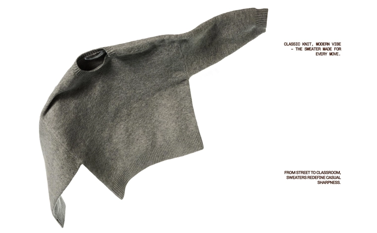 Укороченный свитер