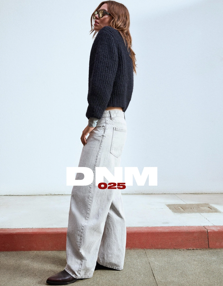 Джинсы barrel с высокой посадкой